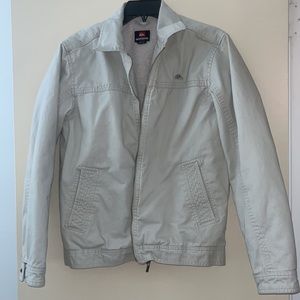 Quicksilver shearling lined utility jacket